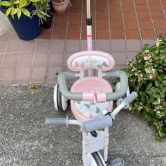 ミニーちゃんの三輪車の画像