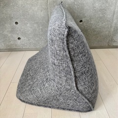 ★0円【中古】【お譲りします】リーンロゼ プラド風 アイランド　ソファベッド用背もたれ グレー インテリア 家具の画像