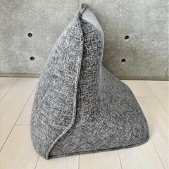 ★0円【中古】【お譲りします】リーンロゼ プラド風 アイランド　ソファベッド用背もたれ グレー インテリア 家具の画像