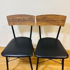 ダイニングテーブル＆チェア2脚セットの画像
