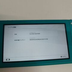 Nintendo Switch Lite/HDH-001/2020年製/ターコイズ/HDH-S-BAZAAの画像