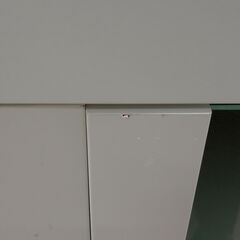 ★リユースのサカイ高崎店★TJ12628 NITORI 食器棚 白 H89×D39.5×W90 クリーニング済みの画像