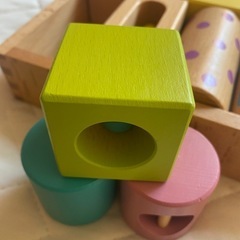 子供 積み木 木製おもちゃ 知育玩具 エドインターの画像
