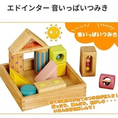子供 積み木 木製おもちゃ 知育玩具 エドインターの画像