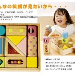 子供 積み木 木製おもちゃ 知育玩具 エドインターの画像