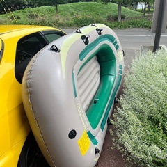 Coleman インフレータブルボート ＆ 12V　エアポンプの画像