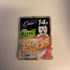 シーザー パウチ シニア犬用 14歳からの 蒸しささみ 野菜入り 70g×26個  [ドッグフード・ウェット]の画像
