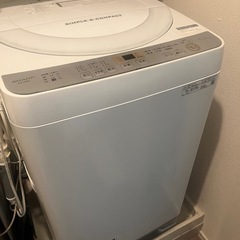 SHARP洗濯機 ES-GE6C の画像