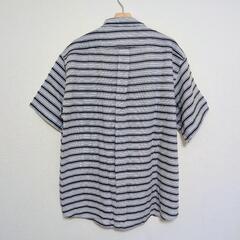 KERRY KENNY メンズ ボーダー 半袖シャツ 5Lの画像