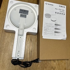 クレープメーカー　アイリスオーヤマ　新品同様美品の画像