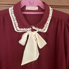 長袖ブラウス　Mの画像
