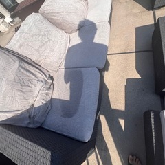 屋外ガーデンソファ4点セットの画像