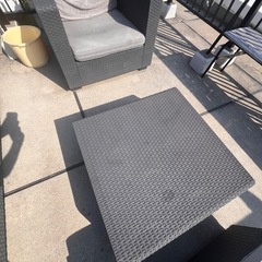 屋外ガーデンソファ4点セットの画像