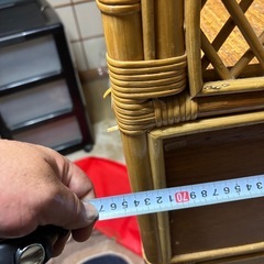 籐製のチェスト・収納棚の画像
