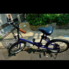 【美品】折りたたみ自転車譲りますの画像