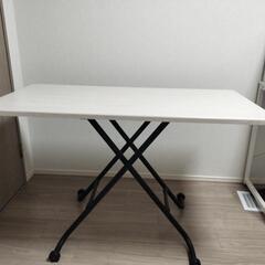【ニトリ】【美品】昇降式テーブルの画像