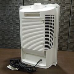 ヤマゼン 電気ストーブ 2018年製 セラミックファンヒーター 1200W 強弱2段階 ホワイト DF-J121(W) 山善 暖房器具 札幌市東区 新道東店の画像