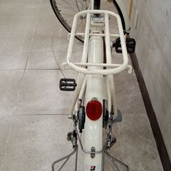 ★リユースのサカイ高崎店★TJ12631 BRIDGESTONE 自転車 26インチ クリーム クリーニング済みの画像