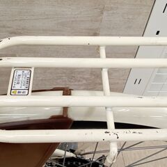★リユースのサカイ高崎店★TJ12631 BRIDGESTONE 自転車 26インチ クリーム クリーニング済みの画像
