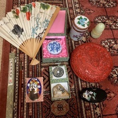中国製　置物・墨・印材・小物入れなどの画像