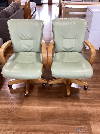 ダイニングチェア2脚セット【町田市再生家具】251575 【公式通販】