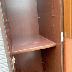 中古 食器棚 幅1700×奥行560×高さ1870mm キャビネット 飾り棚 家具 サイドボード テレビ台 AVボード 茨城県常陸大宮 0713や2 Mの画像