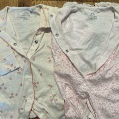 NEXT BABY コットンロンパース 2点セットの画像