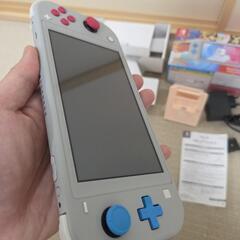 韓国版　Nintendo Switch Lite ニンテンドー　スイッチ　ライトザシアン・ザマゼンタ　ポケモン　　動作確認済みの画像