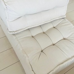 ローソファ　1人ソファ　フロアクッションの画像