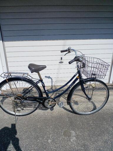 RIVULET ママチャリ26インチ 外装6段変速 LEDオートライト 本日