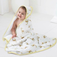 新品未使用 aden+anais フード付きタオルの画像