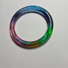 虹色🌈腕輪   ハンドメイド作品の画像
