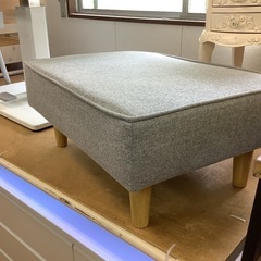 【リサイクルサービス八光】幅72㎝　グレー　オットマンの画像