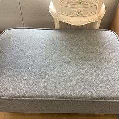 【リサイクルサービス八光】幅72㎝　グレー　オットマンの画像