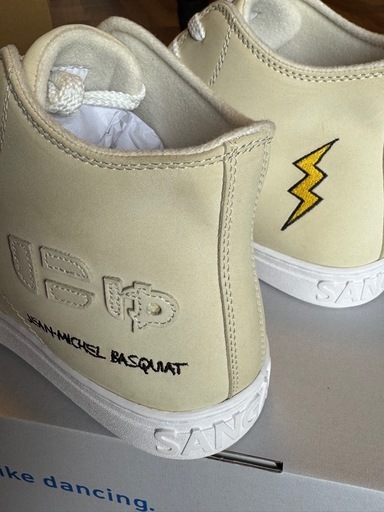 SANGACIO バスキアコラボにゅ～ずHI ハイカットスニーカー 27cm限定品