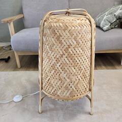 IKEA Knixhult フロアランプ 大きいサイズ 竹製の画像