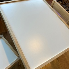 IKEA キッズデスク、チェアセットの画像