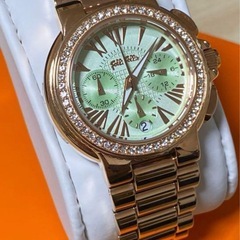 ラスト①新品♡Folli Follie腕時計  人気のピンクゴールドの画像