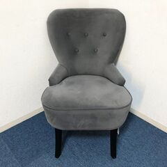 IKEA パーソナルチェア REMSTA ダークグレー 1人用椅子 シングルソファ レームスタ美品 デザイナーIKEA of Swedenの画像