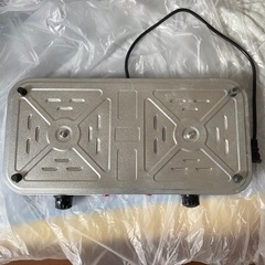 IHコンロ 2口 ホワイトの画像