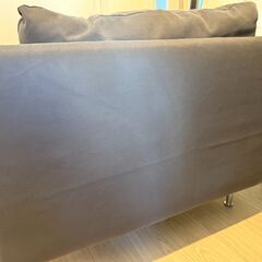 IKEA SÖDERHAMN ソーデルハムン 1人掛けソファ アームレスト付き ダークグレーの画像