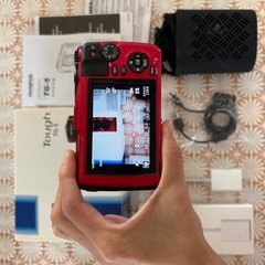 OLYMPUS Tough TG5　レッド　ケース付　おまけ付きの画像