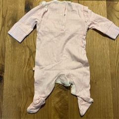 NEXT baby ストライプ柄ロンパースの画像