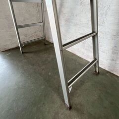 アルミ製 脚立 梯子 ハシゴ はしご アルミ脚立 DIY 工具 作業用 折りたたみ式 脚立 ② A0280の画像
