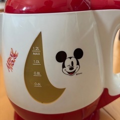 美品　ミッキーマウス　電気ケトルの画像