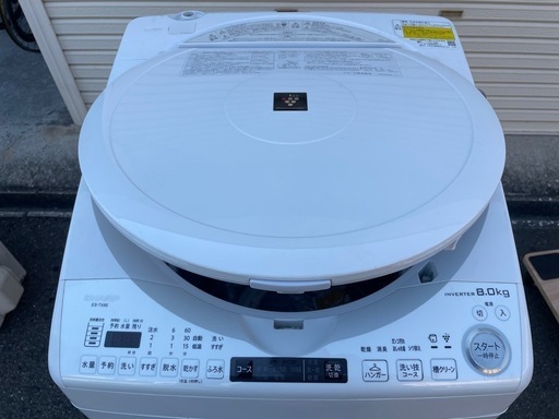SHARP 洗濯機 2021年　ES-TX8E-W