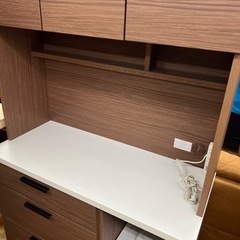 【リサイクル市場エコ伊川谷】NITORI / ニトリ カップボード 食器棚 ソレル 100KB MBR【取りに来られる方限定】の画像