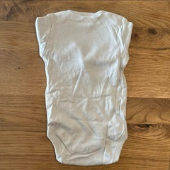 ZARAロンパース2枚セット（クリーム・グレー）の画像