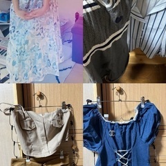 たくさんのお洋服セット（ほぼ100着・S〜Mサイズ）の画像