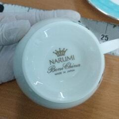 0830-355 NARUMI リボンデザイン カップ＆ソーサーの画像